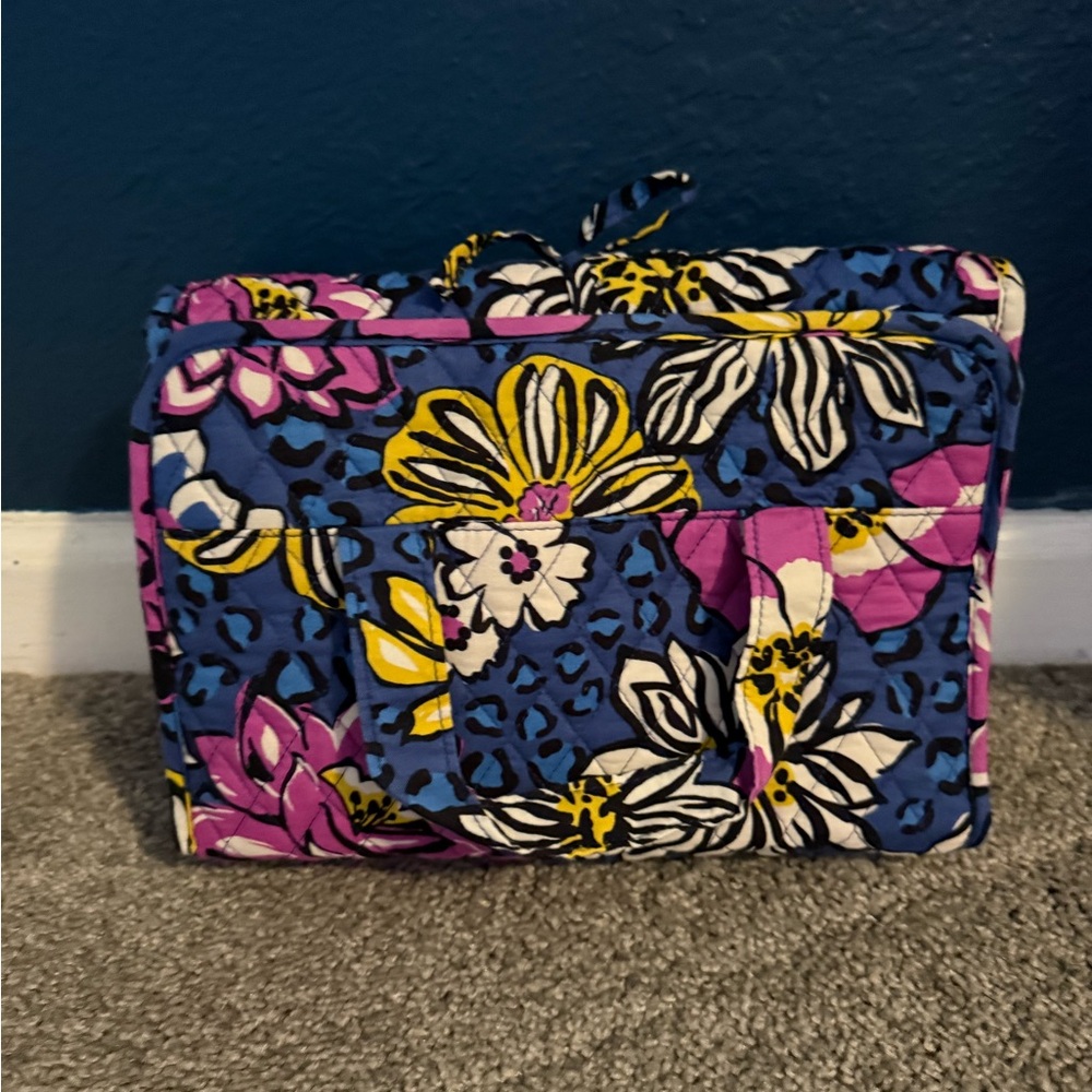 Floral Blue and Yellow Women's Bag